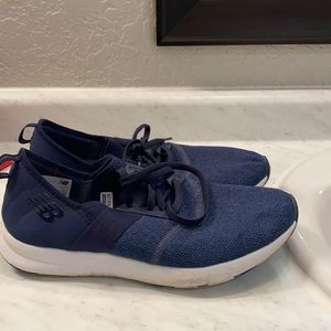 Used navy blue shoes